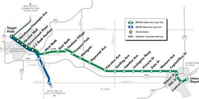 Groen lyn dc metro kaart