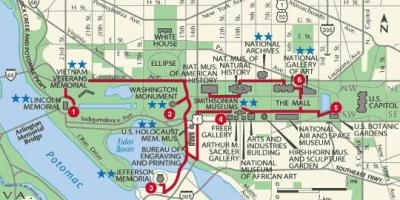 Washington loop kaart