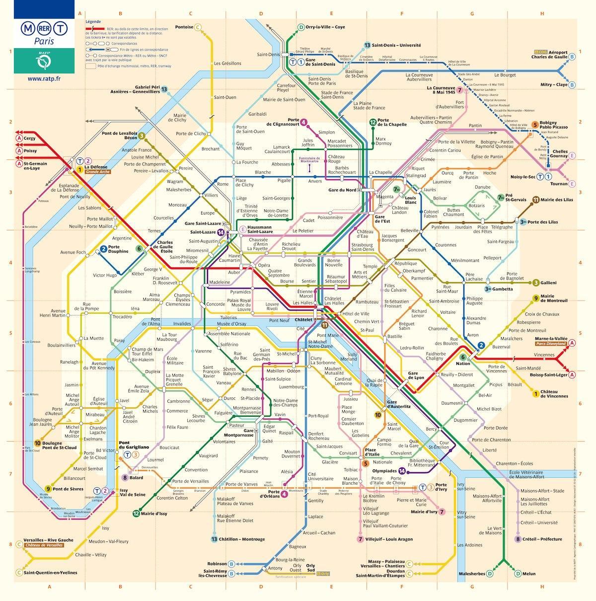 washington dc metro kaart met strate